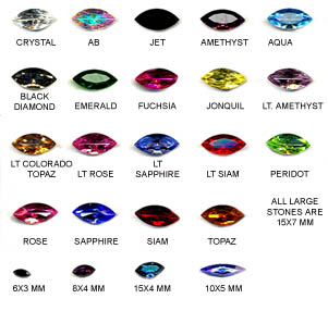 Swarovski Navette Rhinestones